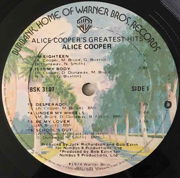 Alice Cooper : Alice Cooper's Greatest Hits (LP, Comp, RE, Gol)