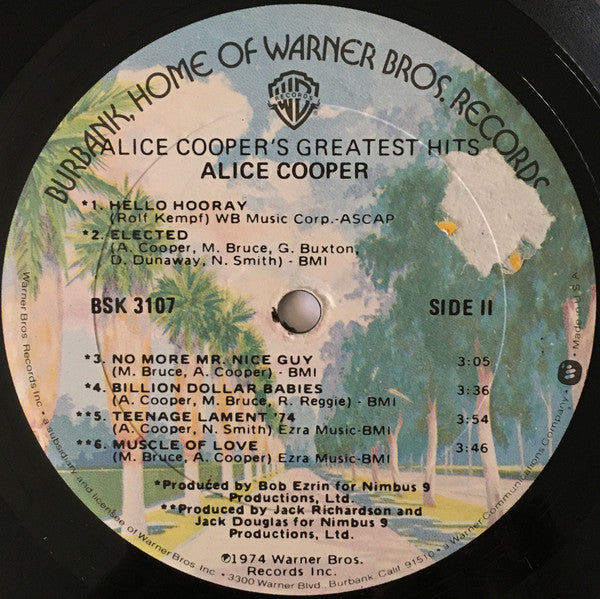 Alice Cooper : Alice Cooper's Greatest Hits (LP, Comp, RE, Gol)