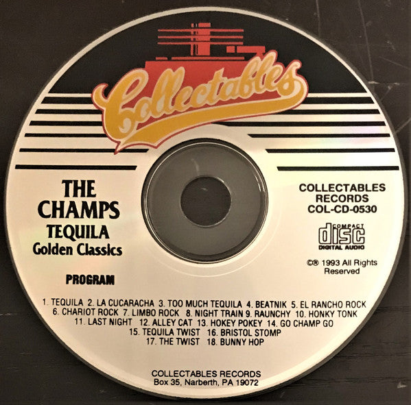 The Champs : Tequila Golden Classics (CD, Album, Comp)