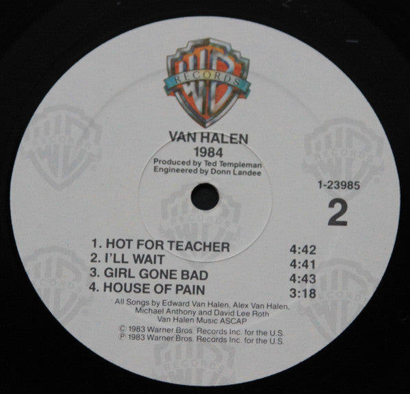 Van Halen : 1984 (LP, Album, Win)