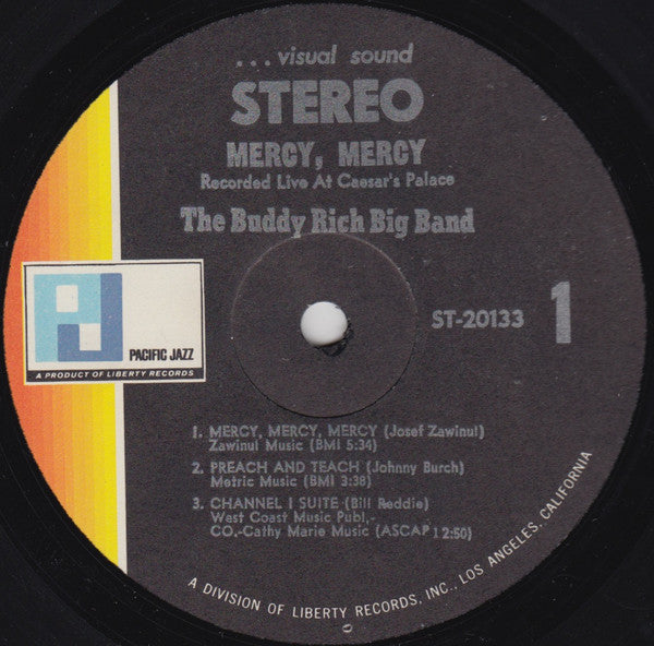 The Buddy Rich Big Band* : Mercy, Mercy (LP, Album, Gat)