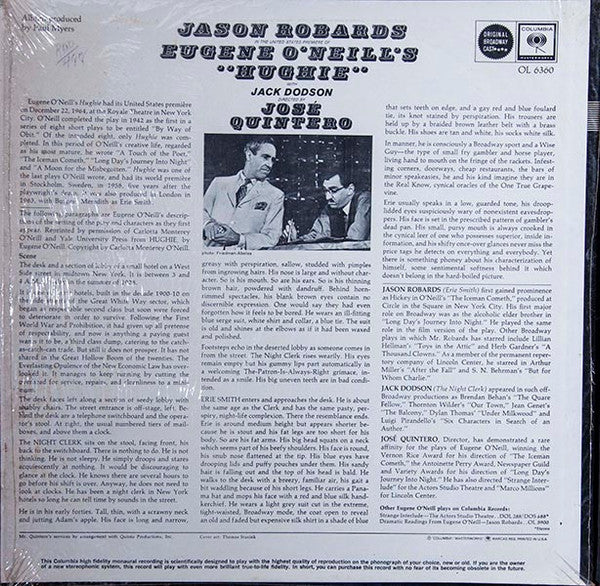 Jason Robards : Eugene O'Neill's "Hughie" (LP, Mono)