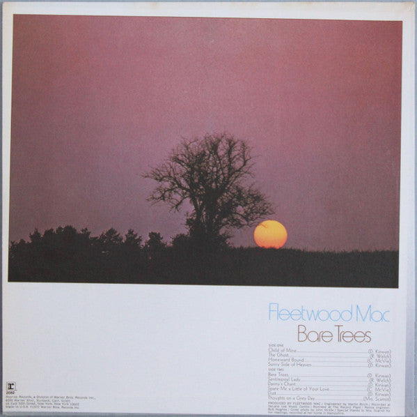 Fleetwood Mac : Bare Trees (LP, Album, RP, Ter)