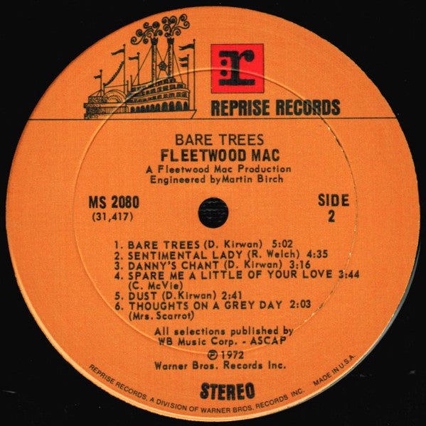 Fleetwood Mac : Bare Trees (LP, Album, RP, Ter)