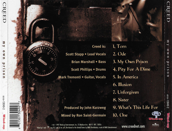 Creed (3) : My Own Prison (CD, Album, RE)
