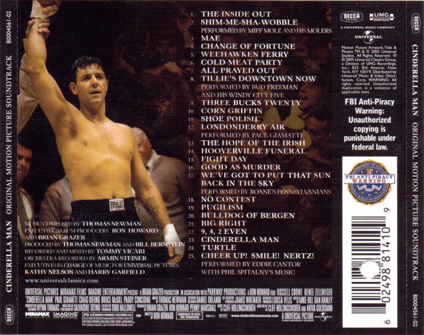 Thomas Newman, Various : Cinderella Man (Original Motion Picture Soundtrack) (CD, Comp)