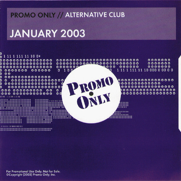 Various : Promo Only // Alternative Club January 2003 (CD, Comp, Promo)