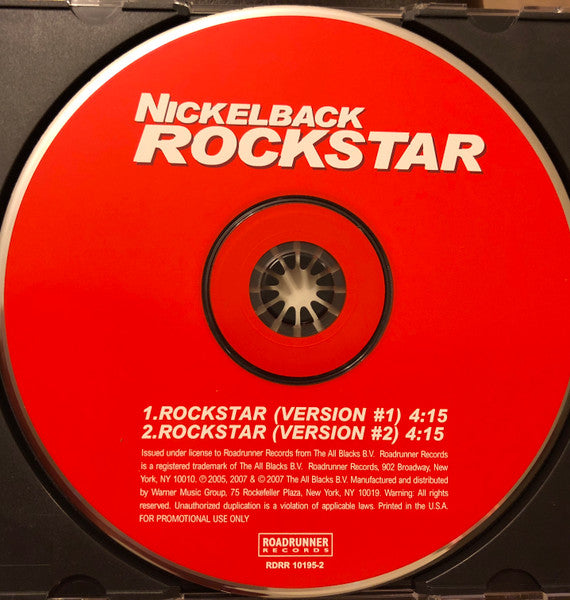 Nickelback : Rockstar (CD, Single, Promo)