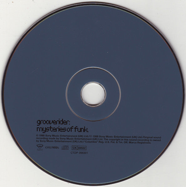 Grooverider : Mysteries Of Funk (CD, Album)