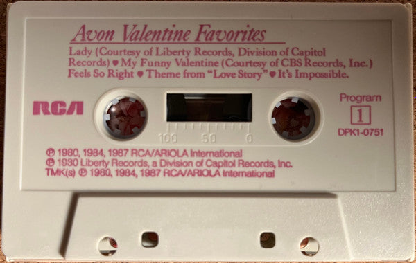 Various : Avon Valentine Favorites (Cass, Comp)