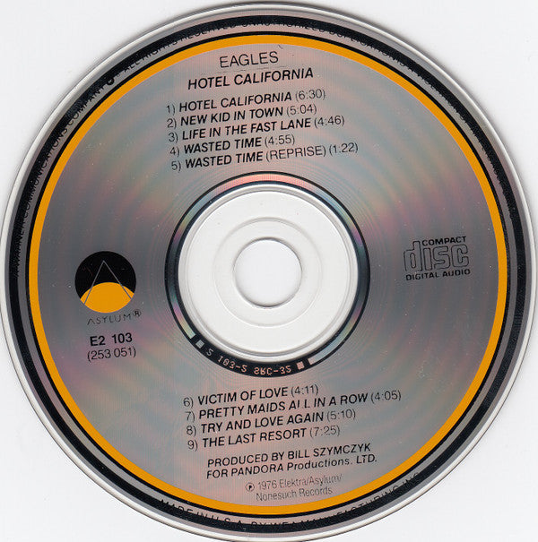Eagles : Hotel California (CD, Album, RE)
