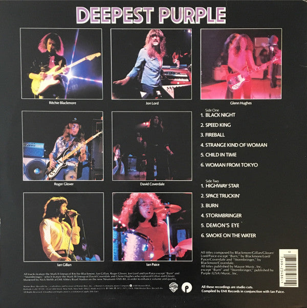 Deep Purple : Deepest Purple : The Very Best Of Deep Purple (LP, Comp)