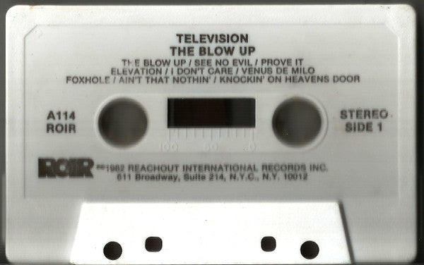 Television : The Blow Up (Cass, Album, Whi)