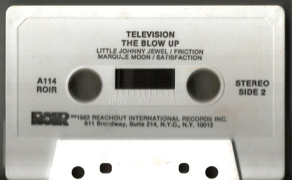 Television : The Blow Up (Cass, Album, Whi)