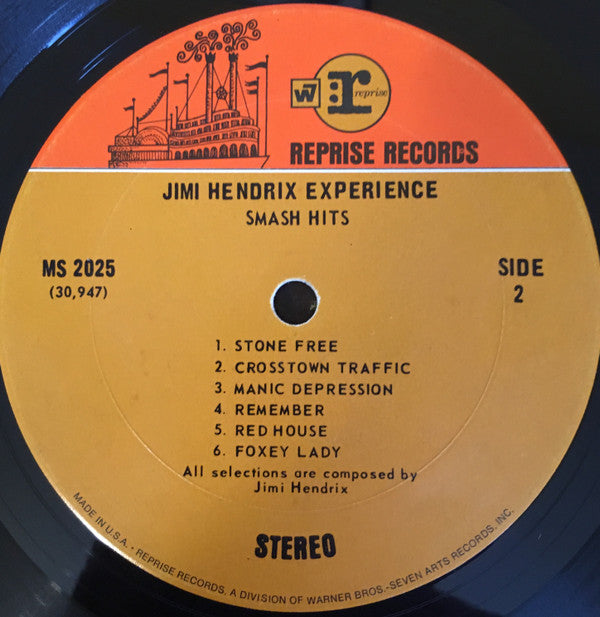 Jimi Hendrix Experience* : Smash Hits (LP, Comp, Pit)