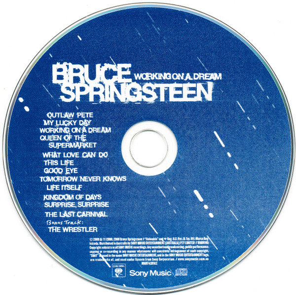Bruce Springsteen : Working On A Dream (CD, Album, Gat)