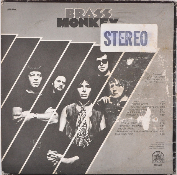 Brass Monkey (4) : Brass Monkey (LP, Album, Promo)