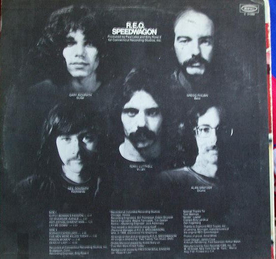 REO Speedwagon : R.E.O. Speedwagon (LP, Album, Ter)
