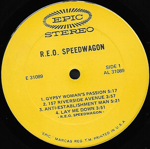 REO Speedwagon : R.E.O. Speedwagon (LP, Album, Ter)