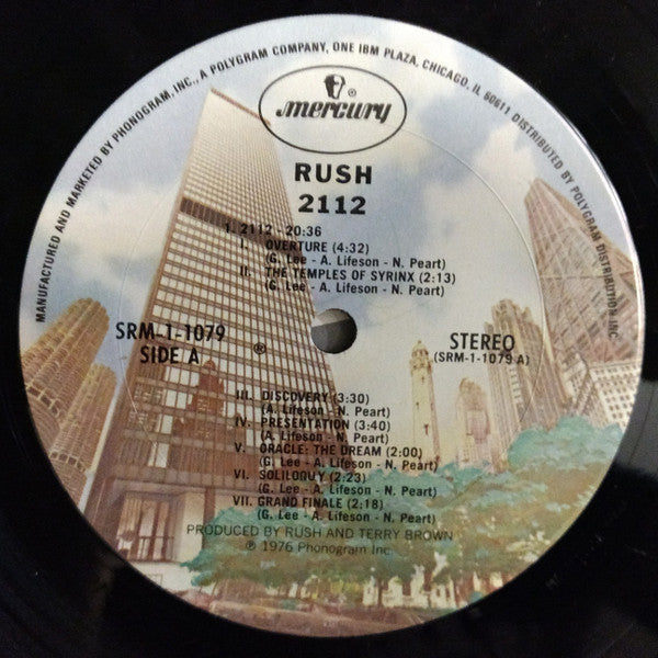 Rush : 2112 (LP, Album, RE, Gat)