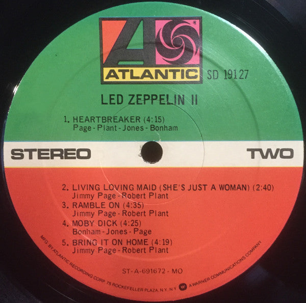 Led Zeppelin : Led Zeppelin II (LP, Album, RE, MO)