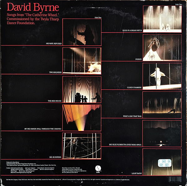 David Byrne : Songs From The Broadway Production Of "The Catherine Wheel" (LP, Album, Los)