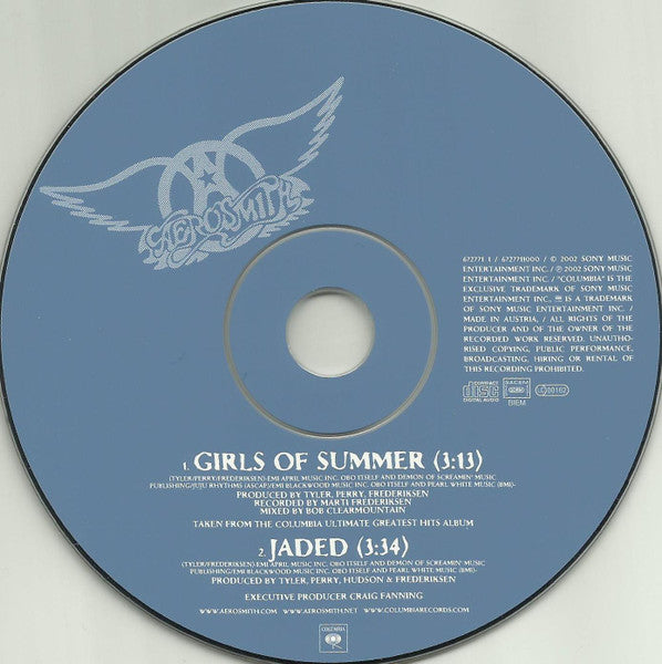 Aerosmith : Girls Of Summer (CD, Single, Car)