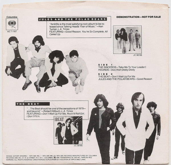 Various : The Now Wave Sampler (7", EP, Promo, Smplr, Styrene)