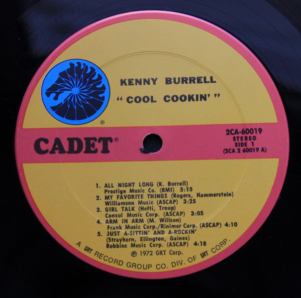 Kenny Burrell : Cool Cookin' (2xLP, Comp, Gat)