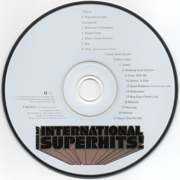 Green Day : International Superhits! (CD, Comp, RE)