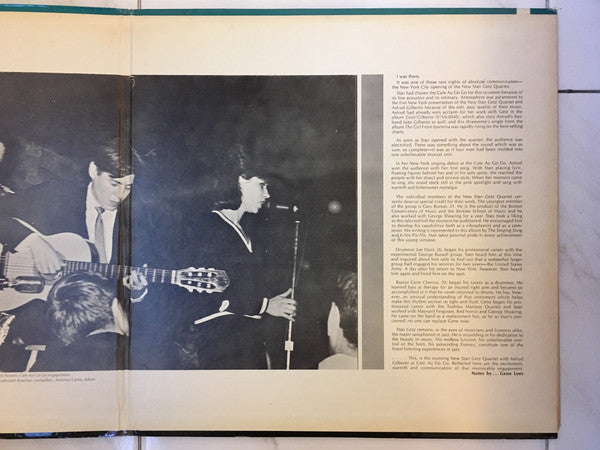 The New Stan Getz Quartet Featuring Astrud Gilberto : Getz Au Go Go (LP, Album, Gat)