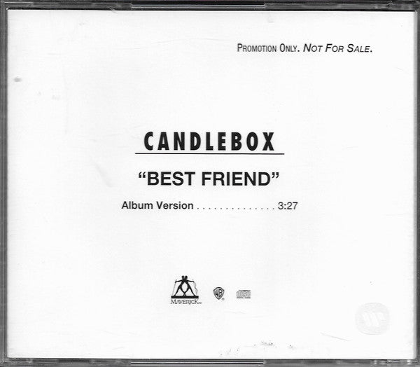 Candlebox : Best Friend (CD, Single, Promo)