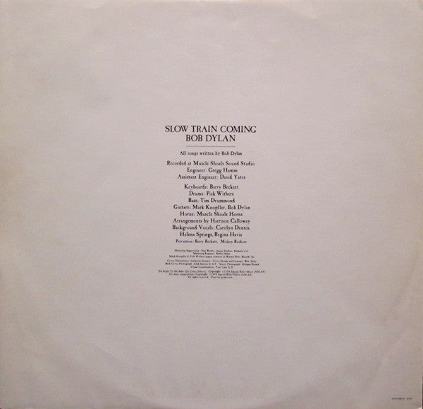 Bob Dylan : Slow Train Coming (LP, Album, No )