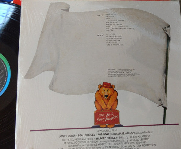 Jacques Offenbach : The Hotel New Hampshire (Original Soundtrack From The Motion Picture) (LP, Album)