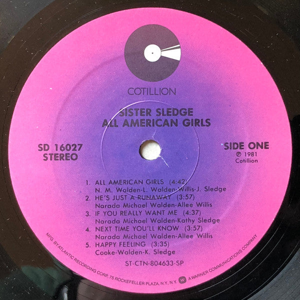 Sister Sledge : All American Girls (LP, Album, SP)