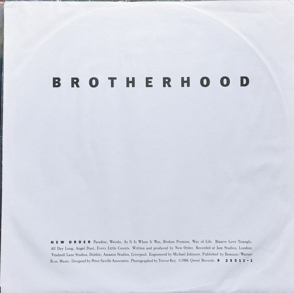 New Order : Brotherhood (LP, Album, All)