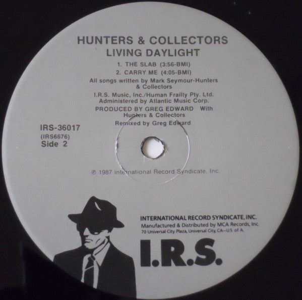 Hunters & Collectors : Living Daylight (12", EP, Pin)