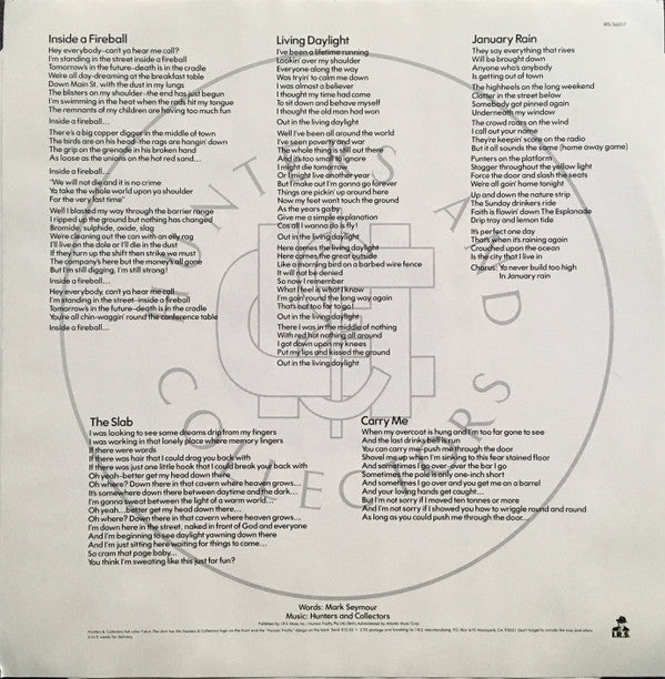 Hunters & Collectors : Living Daylight (12", EP, Pin)