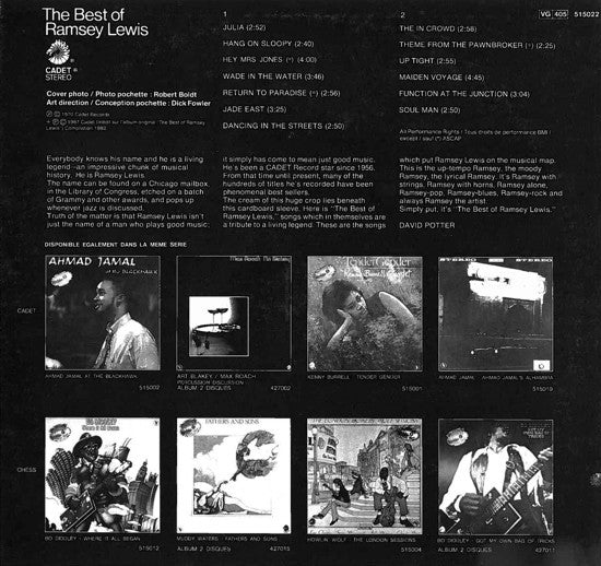 Ramsey Lewis : The Best Of Ramsey Lewis (LP, Comp)
