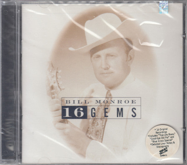Bill Monroe : 16 Gems (CD, Comp)