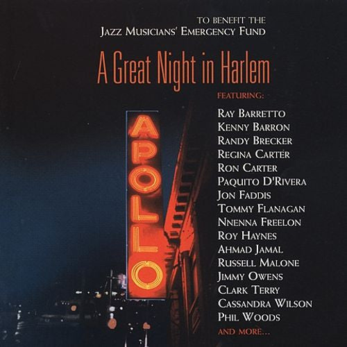 Various : A Great Night in Harlem (2xCD, Album)