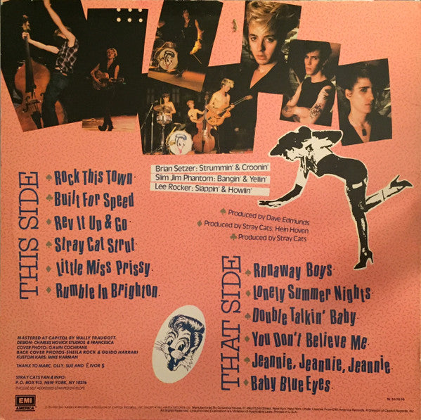 Stray Cats : Built For Speed (LP, Album, Comp, Club, Pit)