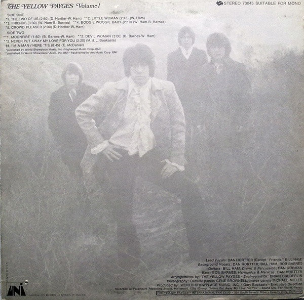 The Yellow Payges : Volume 1 (LP, Album, Pin)
