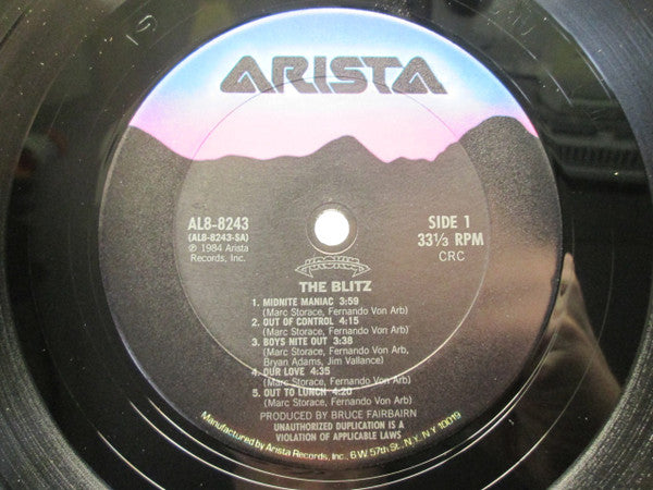 Krokus : The Blitz (LP, Album, Club, CRC)