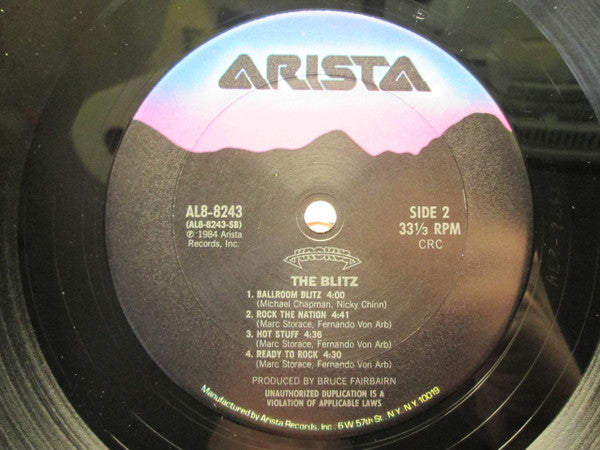 Krokus : The Blitz (LP, Album, Club, CRC)