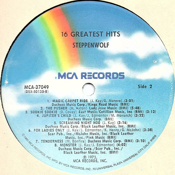 Steppenwolf : 16 Greatest Hits (LP, Comp, RE, Pin)