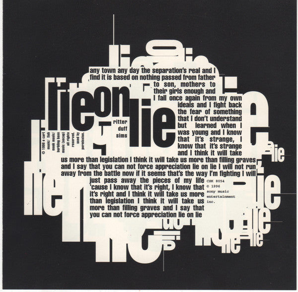 Chalk FarM : Lie On Lie (CD, Single, Promo)