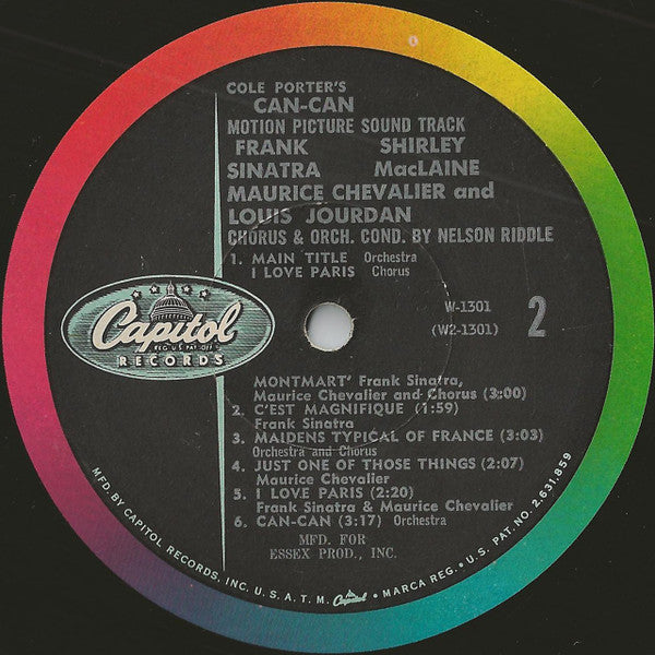 Cole Porter : Cole Porter's Can-Can:  Original Soundtrack Album (LP, Album, Mono, 1st)