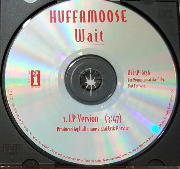 Huffamoose : Wait (CD, Single, Promo)