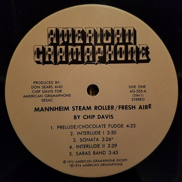 Mannheim Steamroller : Fresh Aire (LP, Album, No )